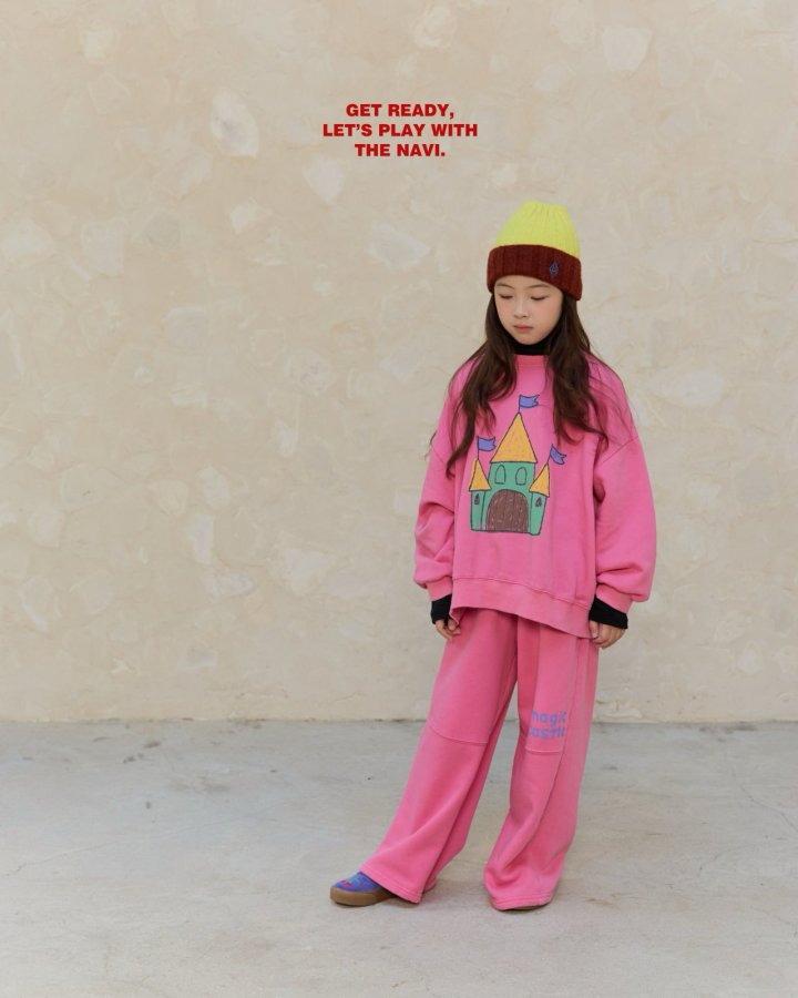 Navi - Korean Children Fashion - #minifashionista - Castle Sweatshirt - 11