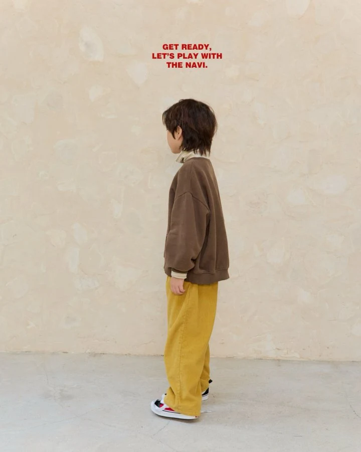 Navi - Korean Children Fashion - #minifashionista - High Corduroy Pants - 8