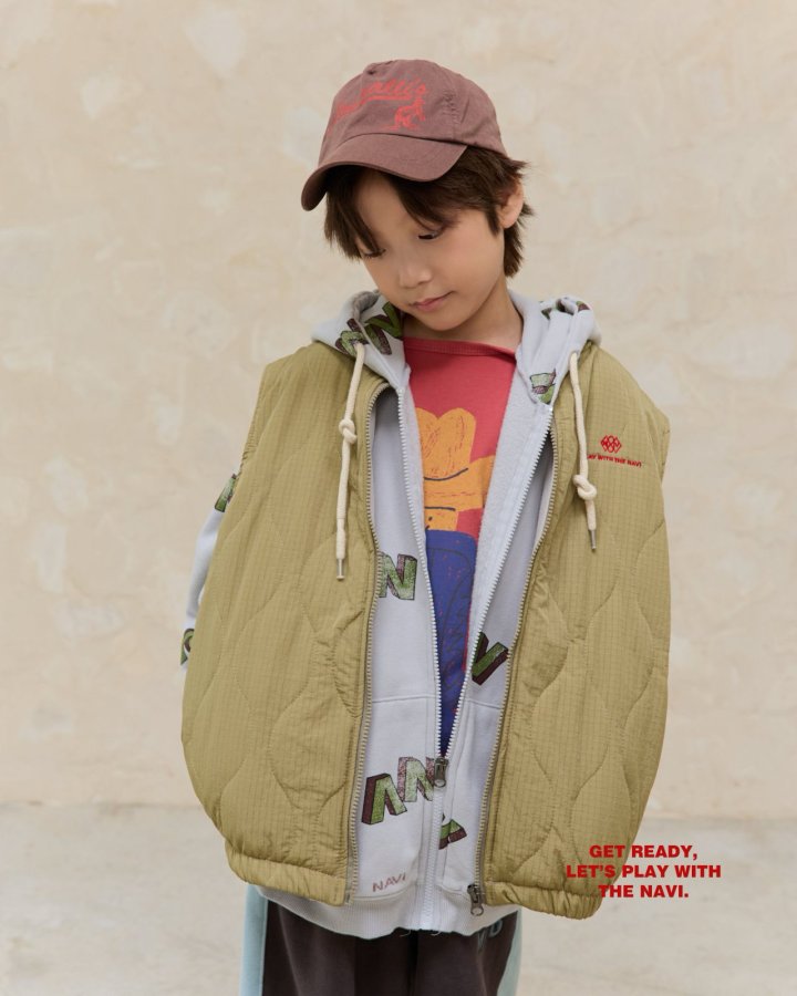 Navi - Korean Children Fashion - #magicofchildhood - Jackie Padded Vest - 4