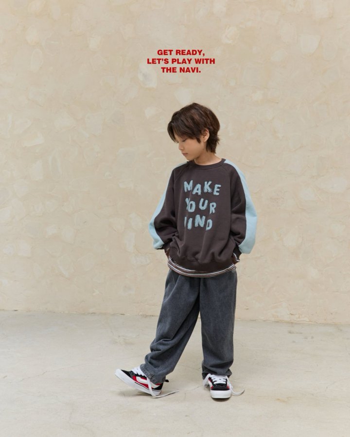 Navi - Korean Children Fashion - #todddlerfashion - To The Dark Denim Pants - 8