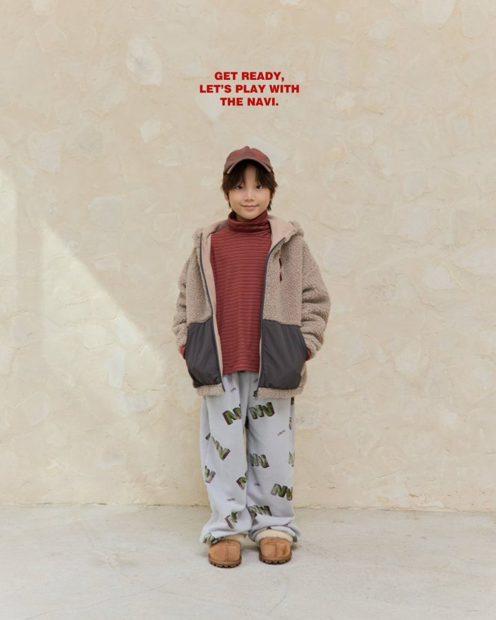 Navi - Korean Children Fashion - #todddlerfashion - Arc Turtleneck Tee - 5