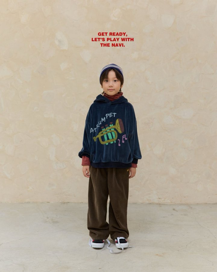 Navi - Korean Children Fashion - #toddlerclothing - Trumpet Hoodie - 5