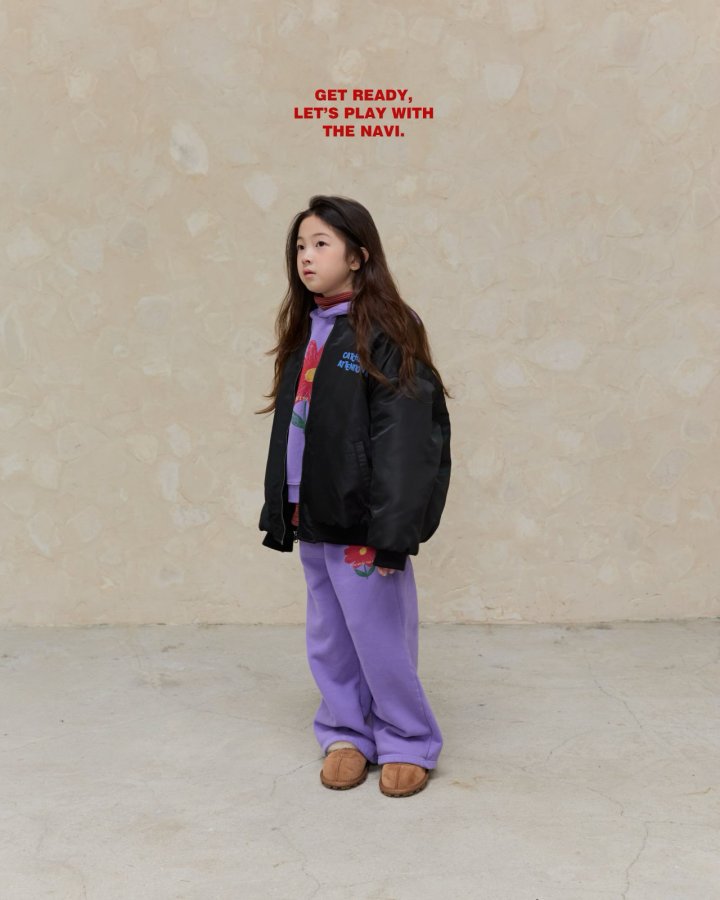 Navi - Korean Children Fashion - #toddlerclothing - Pansy Crop Hoodie - 5