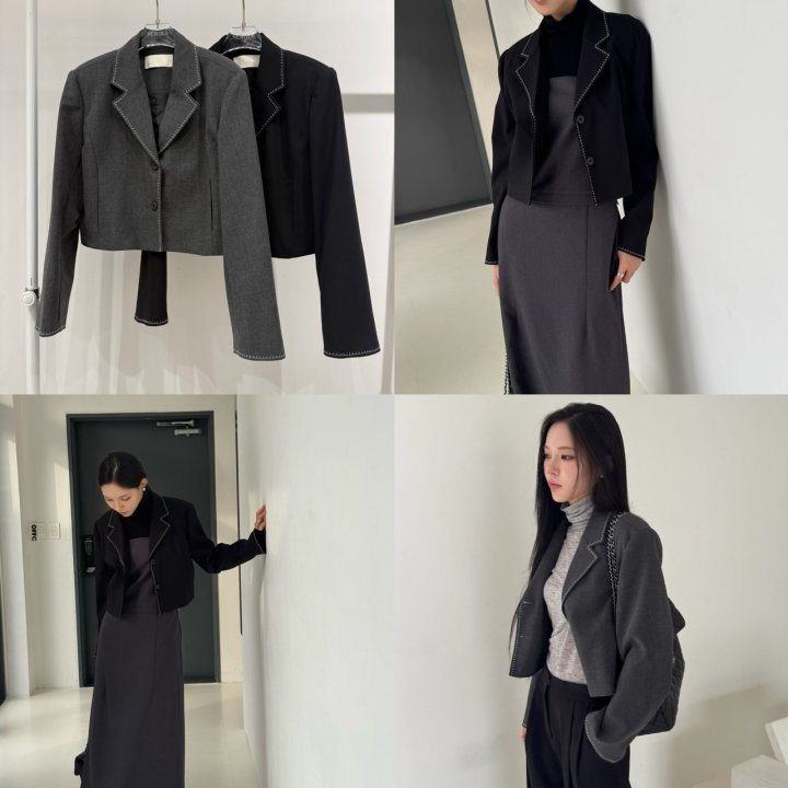 Neroli36 - Korean Women Fashion - #womensfashion - H Pico Jacket - 4