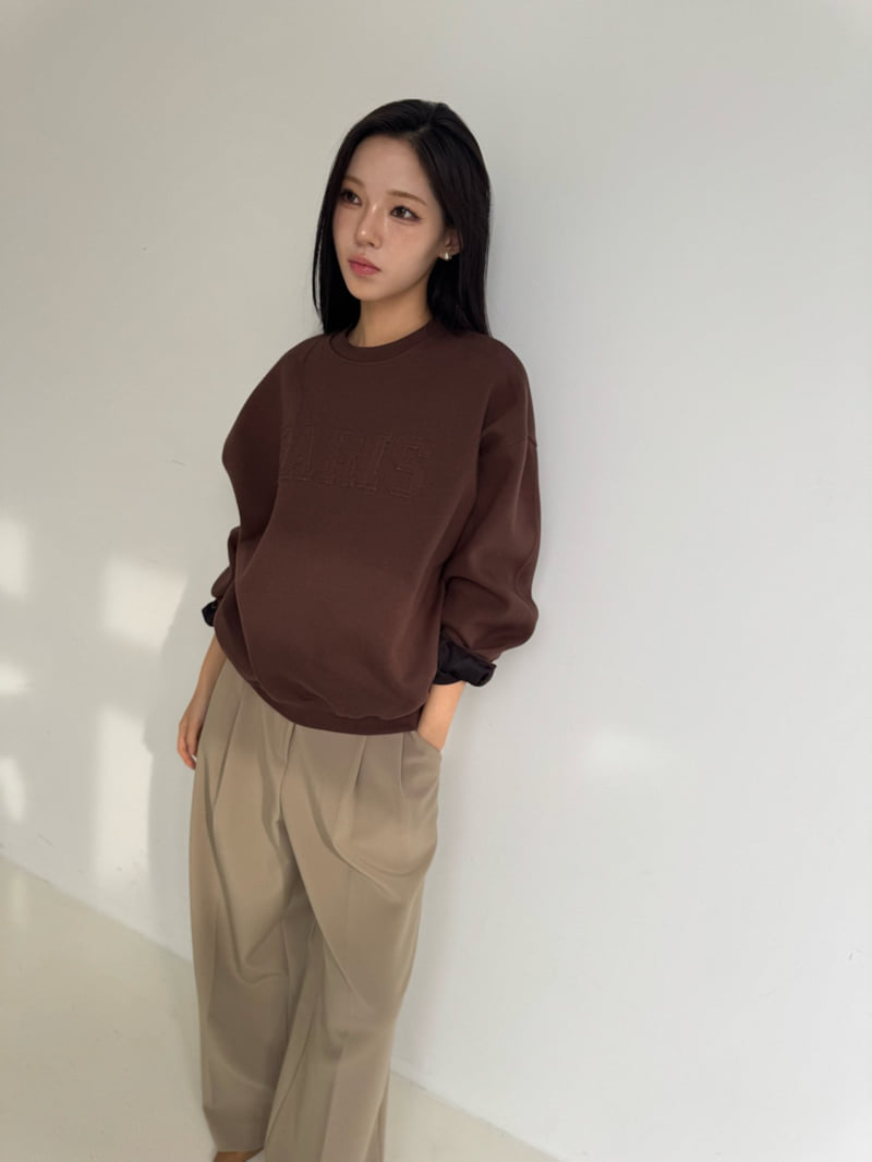Neroli36 - Korean Women Fashion - #momslook - Paris Patch Sweatshirt - 6