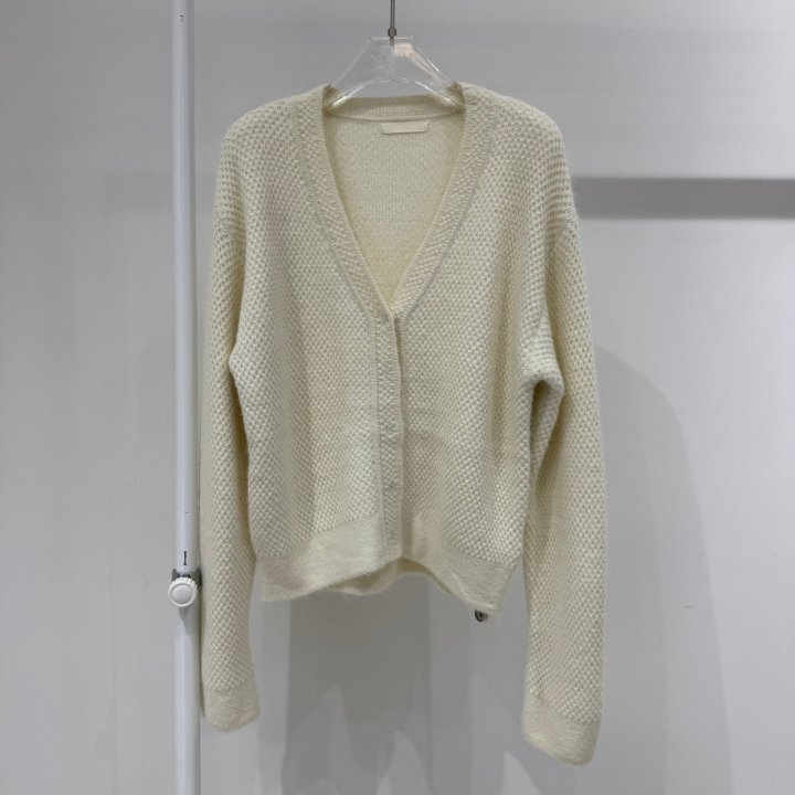 Neroli36 - Korean Women Fashion - #momslook - M Waffle Knit Cardigan - 2
