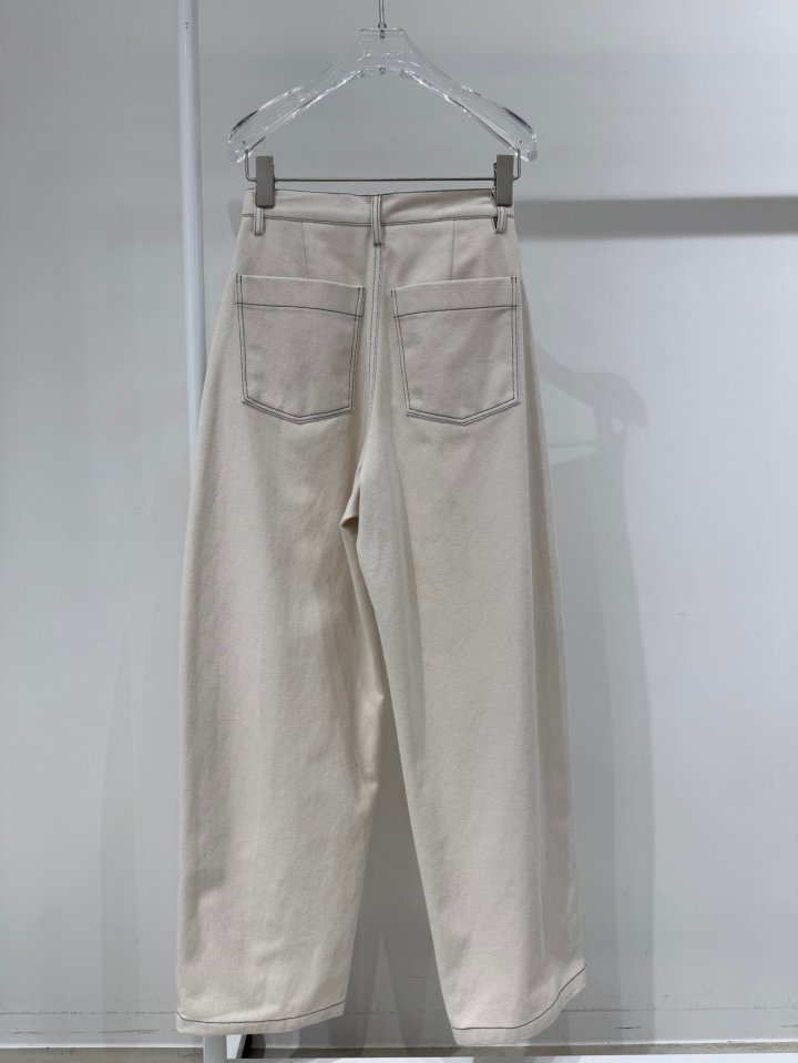 Neroli36 - Korean Women Fashion - #momslook - H Curve Stitch Pants - 3