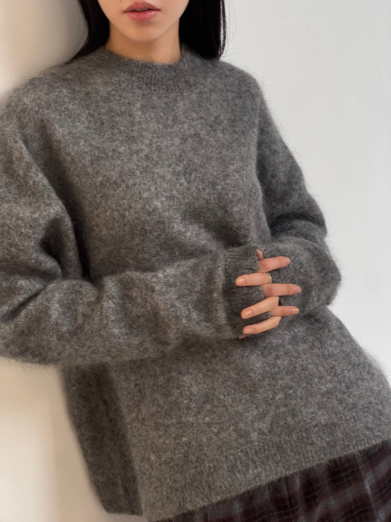 Neroli36 - Korean Women Fashion - #momslook - M Color Mohair Knit - 9