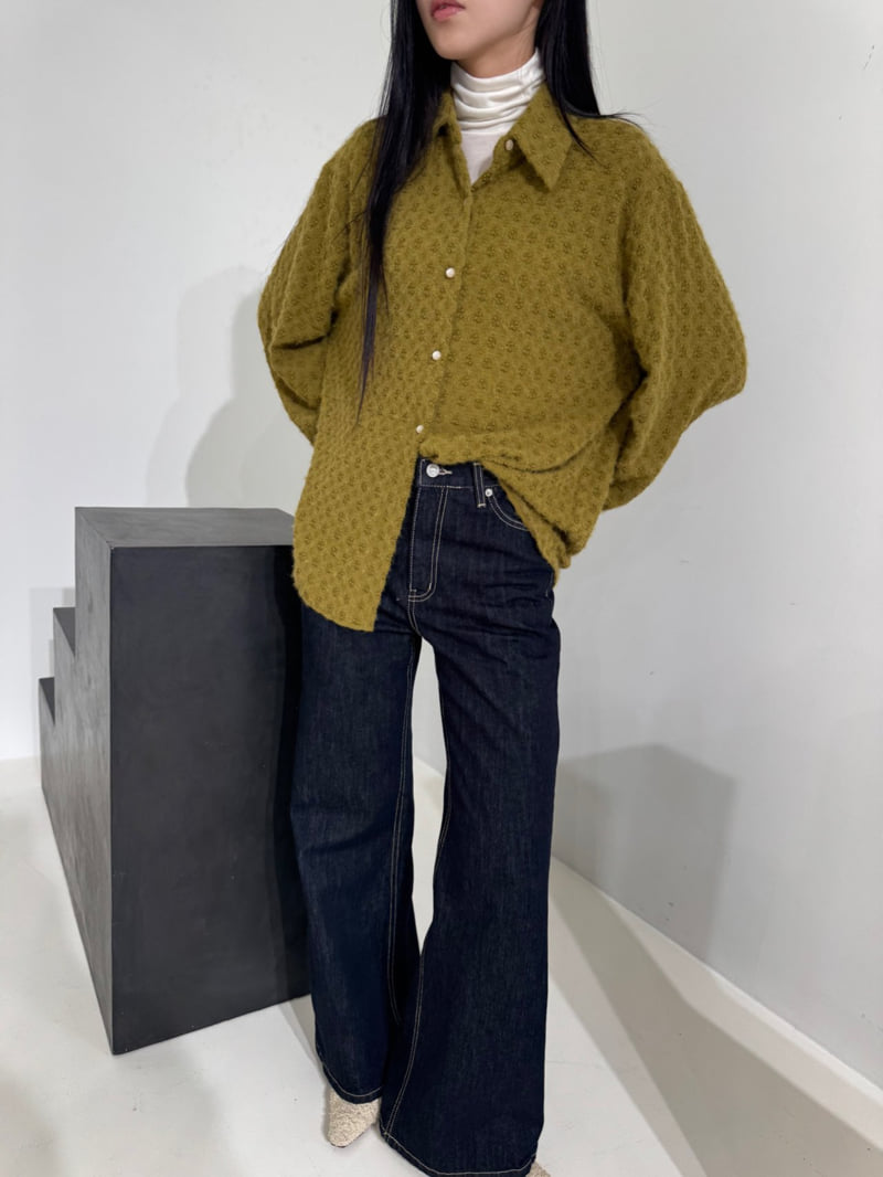 Neroli36 - Korean Women Fashion - #vintagekidsstyle - Indigo Bootcut Denim Pants - 4