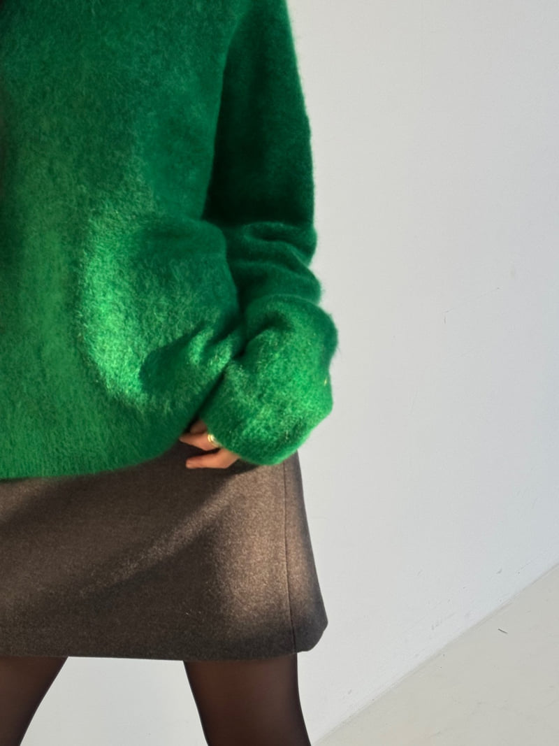 Neroli36 - Korean Women Fashion - #pursuepretty - M Color Mohair Knit - 4