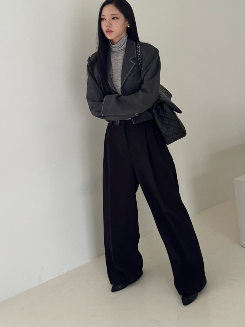 Neroli36 - Korean Women Fashion - #vintageinspired - H Pico Jacket - 10