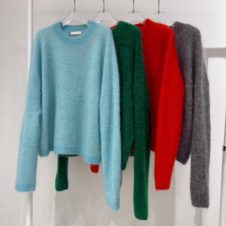 Neroli36 - Korean Women Fashion - #vintageinspired - M Color Mohair Knit