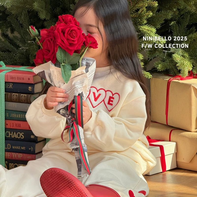 Ninibello - Korean Children Fashion - #Kfashion4kids - New Love Sweatshirt - 9