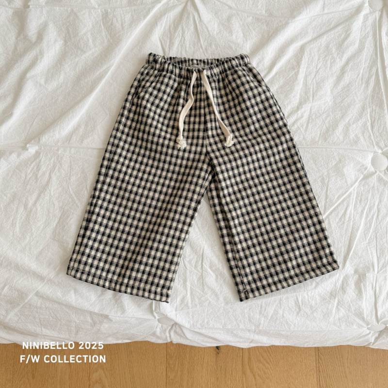 Ninibello - Korean Children Fashion - #Kfashion4kids - Cozy Check Pants - 5