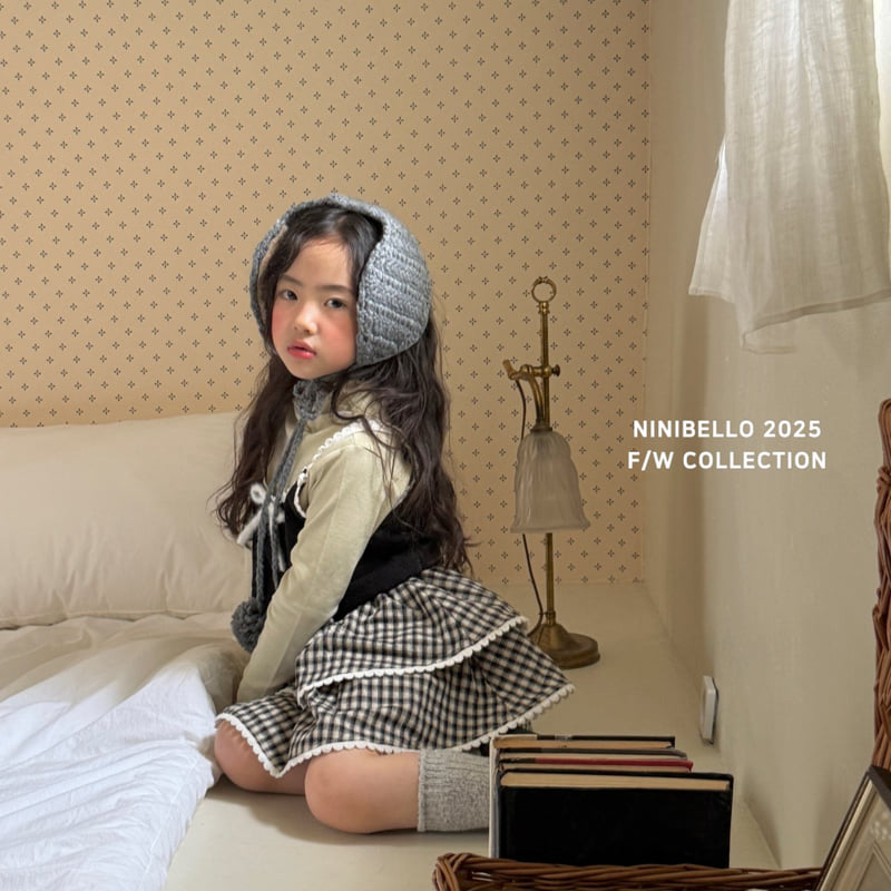 Ninibello - Korean Children Fashion - #childofig - Cozy Check Skirt - 12