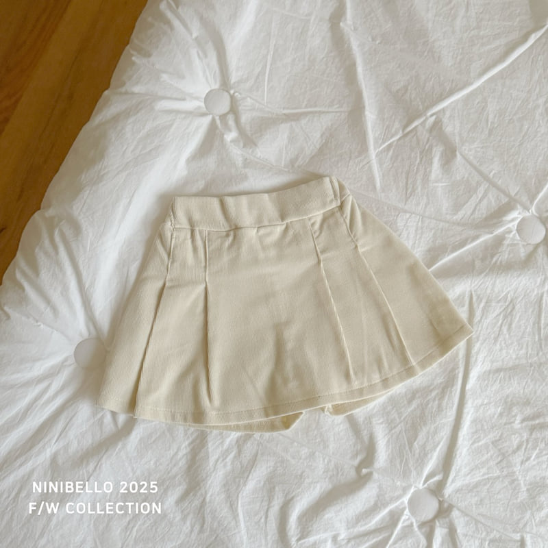 Ninibello - Korean Children Fashion - #childofig - Momo Corduroy Skirt Pants - 7