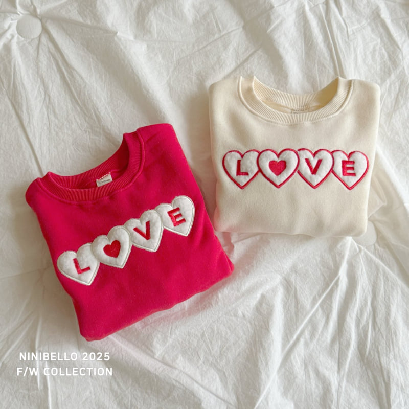 Ninibello - Korean Children Fashion - #childofig - New Love Sweatshirt