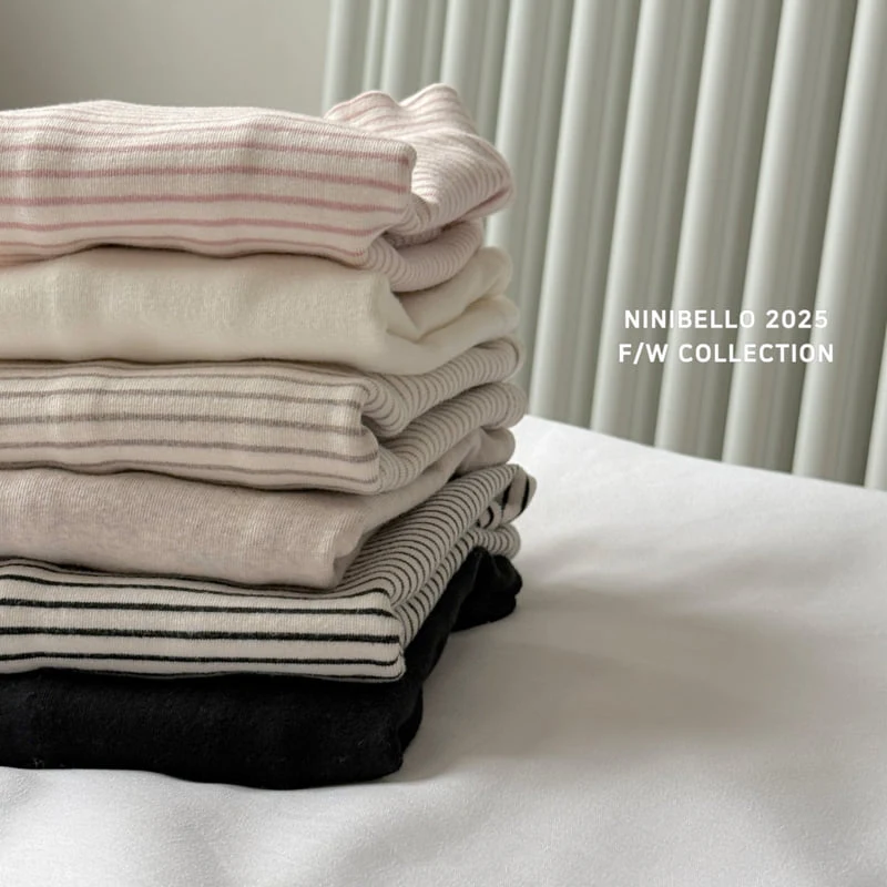Ninibello - Korean Children Fashion - #childofig - Warm Turtleneck Tee Set