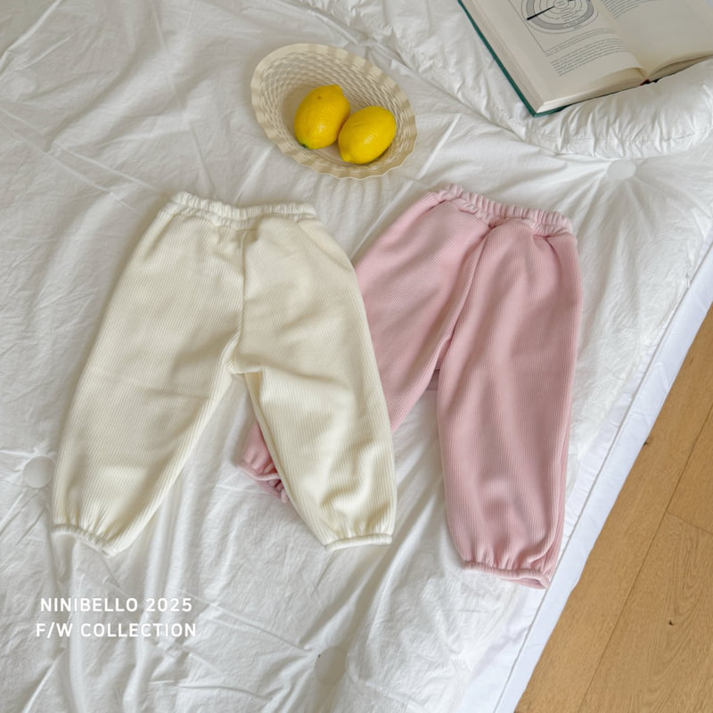 Ninibello - Korean Children Fashion - #childofig - Basic Warm Velour Pants - 4