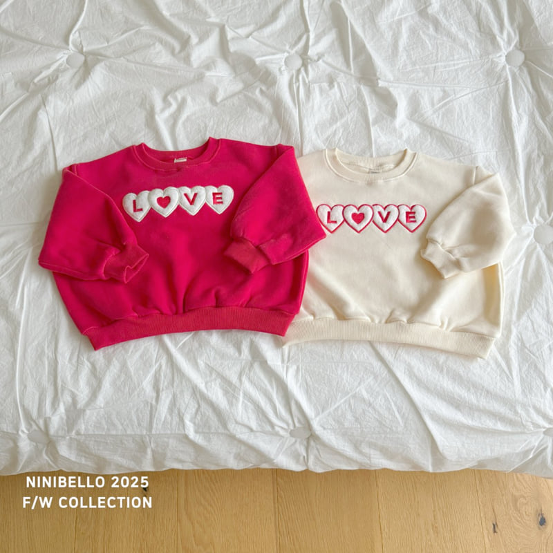 Ninibello - Korean Children Fashion - #designkidswear - New Love Sweatshirt - 3