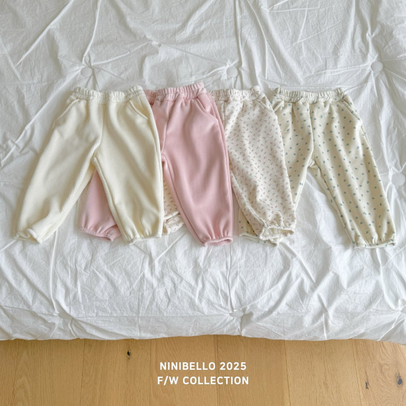 Ninibello - Korean Children Fashion - #designkidswear - Basic Warm Velour Pants - 5