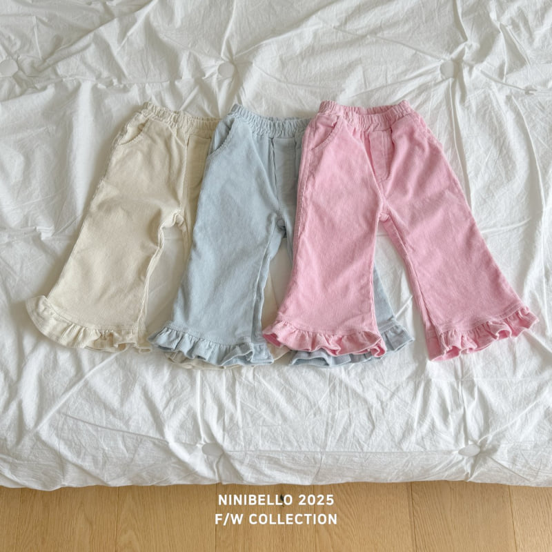 Ninibello - Korean Children Fashion - #discoveringself - Charming Frill Pants - 5