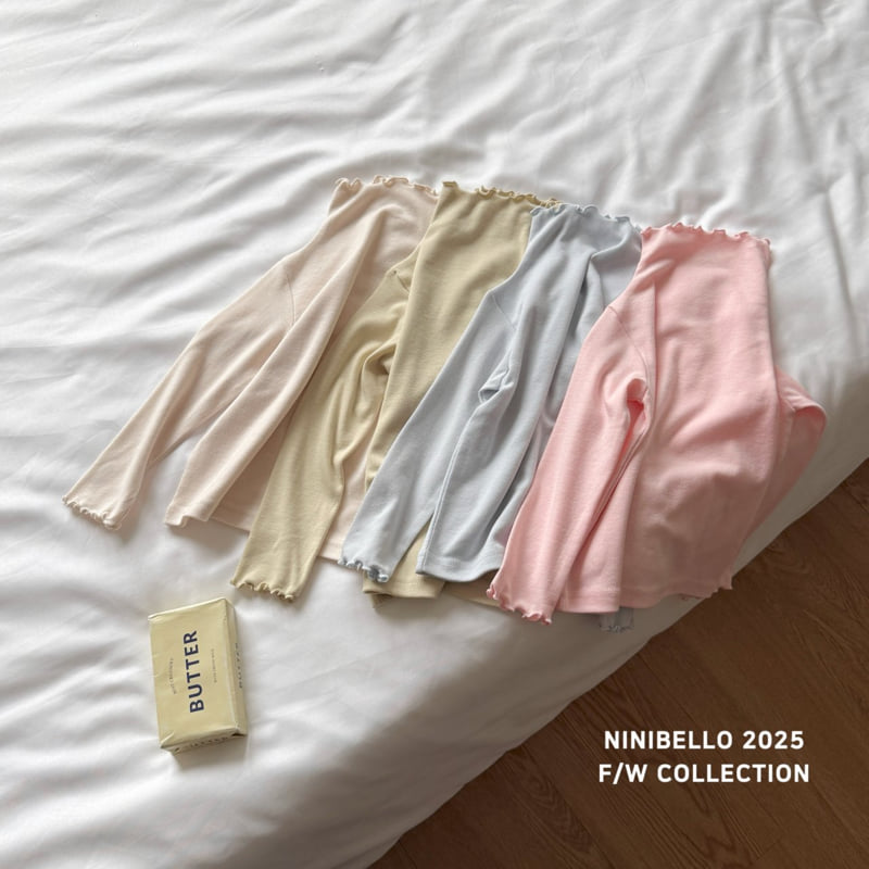 Ninibello - Korean Children Fashion - #discoveringself - Soft Inner Turtleneck Tee