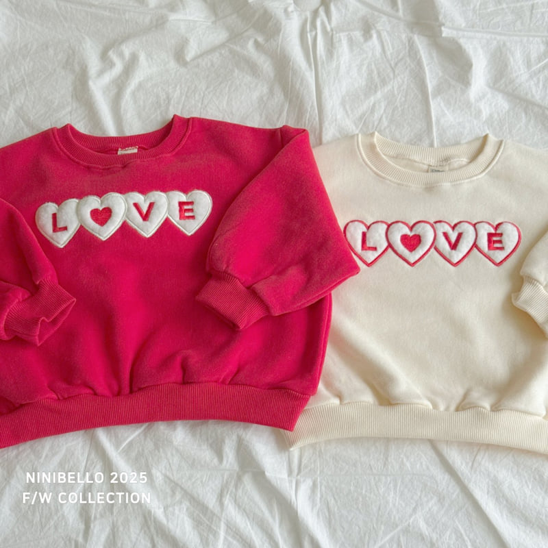 Ninibello - Korean Children Fashion - #designkidswear - New Love Sweatshirt - 4