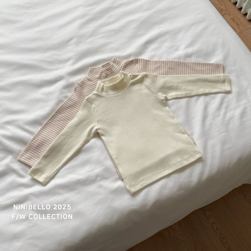 Ninibello - Korean Children Fashion - #discoveringself - Warm Turtleneck Tee Set - 5