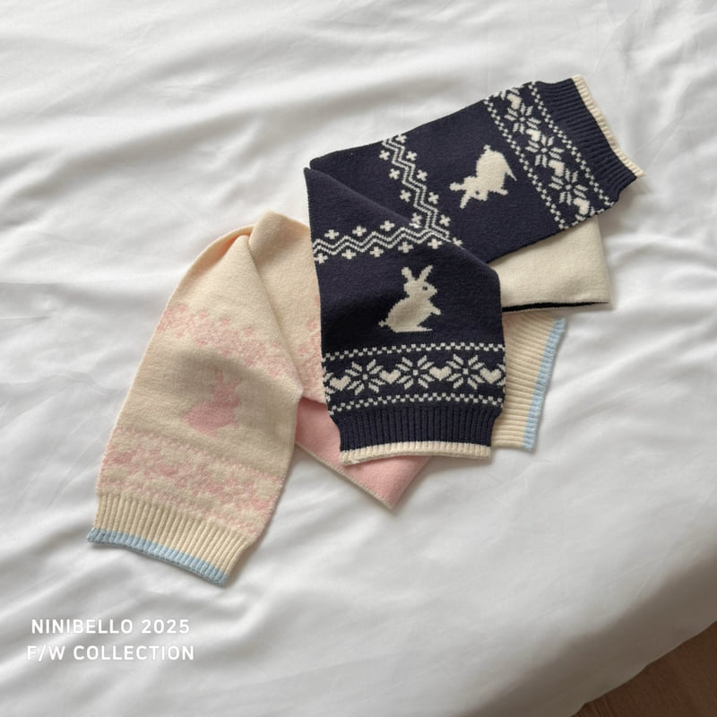 Ninibello - Korean Children Fashion - #discoveringself - Bunny Nordic Muffler - 5
