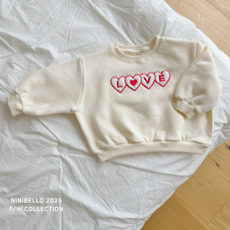 Ninibello - Korean Children Fashion - #fashionkids - New Love Sweatshirt - 5