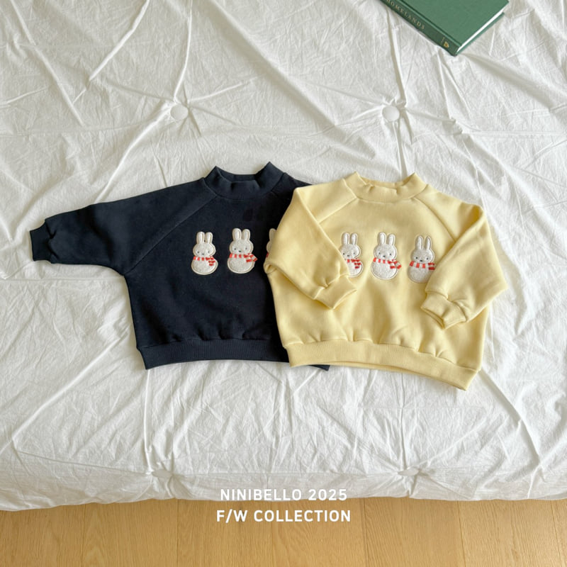 Ninibello - Korean Children Fashion - #fashionkids - Snowman Raglan Sweatshirt