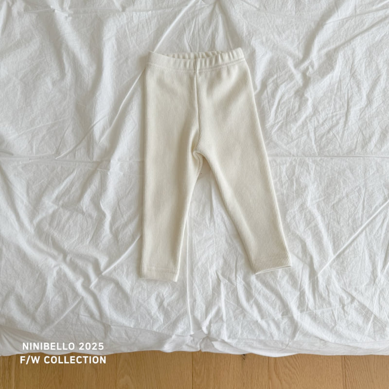 Ninibello - Korean Children Fashion - #discoveringself - Daily Ribbed Leggings - 4