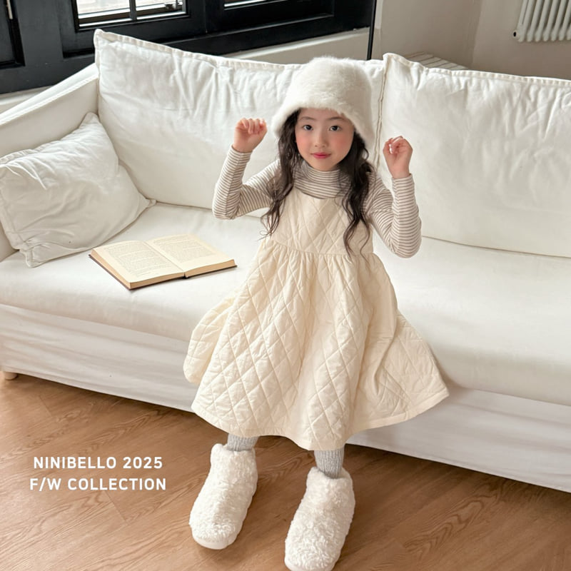 Ninibello - Korean Children Fashion - #fashionkids - Serene Quilting One-piece - 12