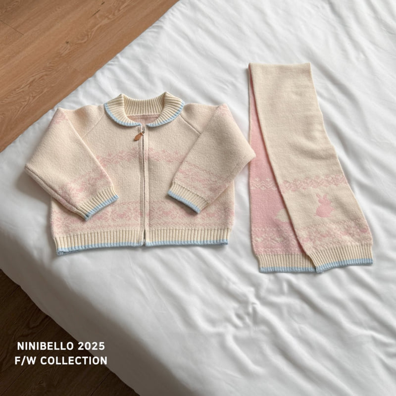 Ninibello - Korean Children Fashion - #fashionkids - Bunny Nordic Muffler - 6