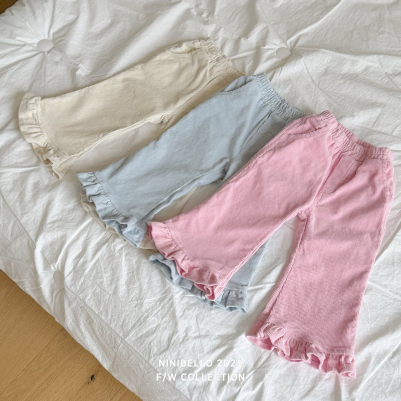 Ninibello - Korean Children Fashion - #kidsshorts - Charming Frill Pants - 7