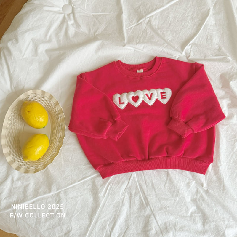 Ninibello - Korean Children Fashion - #kidsshorts - New Love Sweatshirt - 6