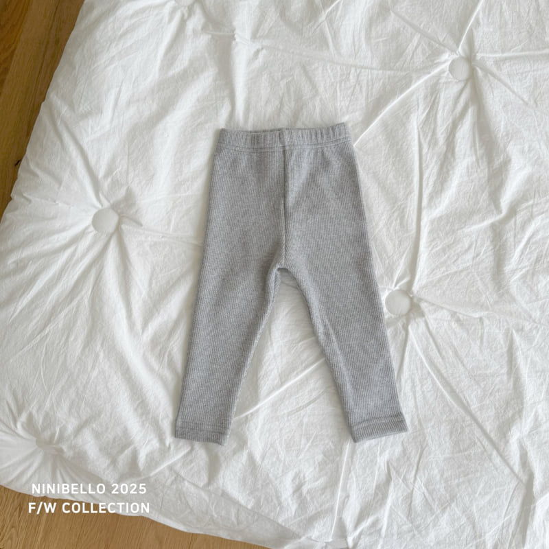 Ninibello - Korean Children Fashion - #kidsshorts - Daily Ribbed Leggings - 5