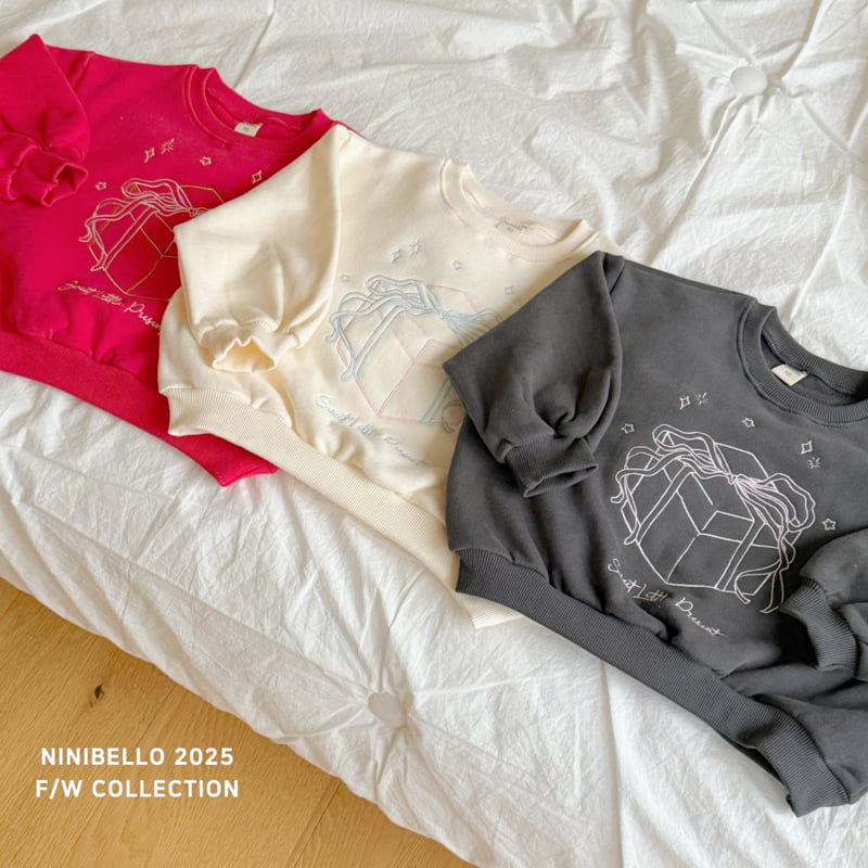 Ninibello - Korean Children Fashion - #kidsshorts - Gift Box Sweatshirt - 3
