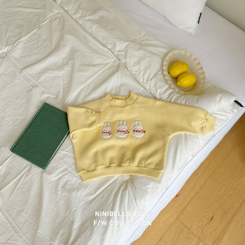 Ninibello - Korean Children Fashion - #kidsstore - Snowman Raglan Sweatshirt - 3