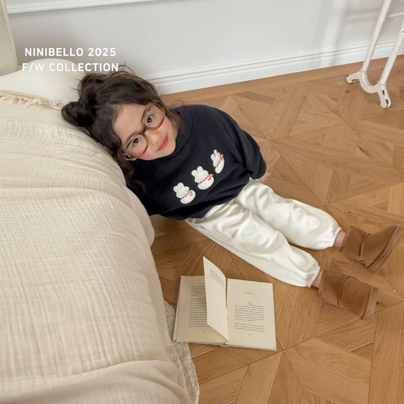 Ninibello - Korean Children Fashion - #kidsstore - Basic Warm Velour Pants - 9