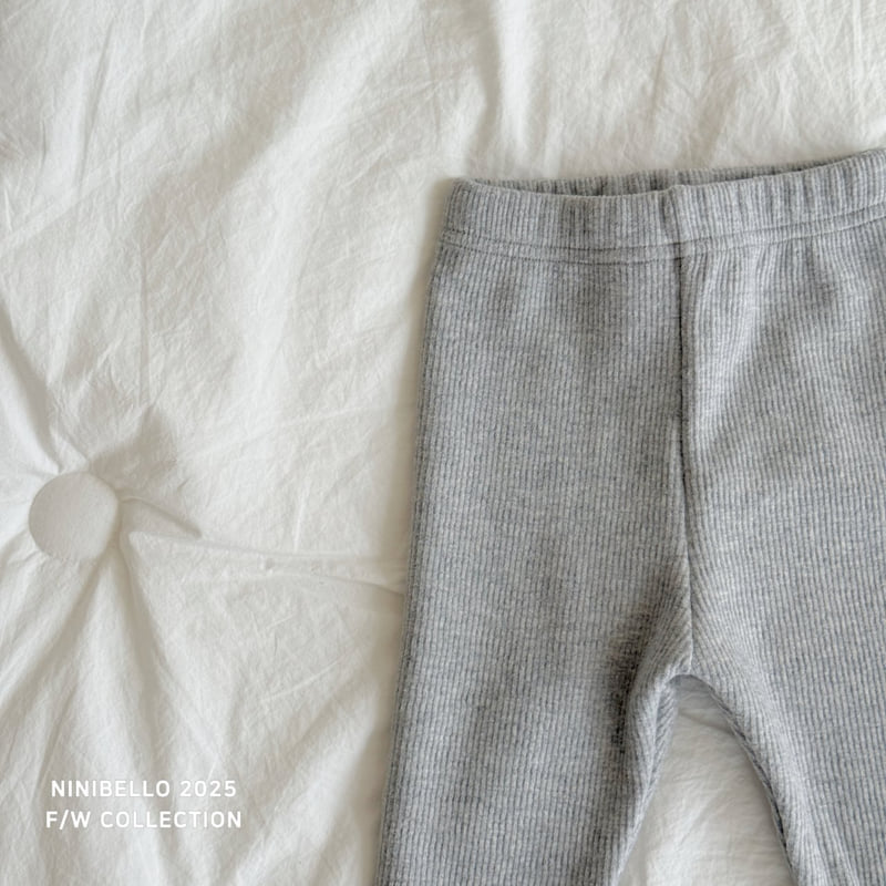 Ninibello - Korean Children Fashion - #kidsstore - Daily Ribbed Leggings - 6
