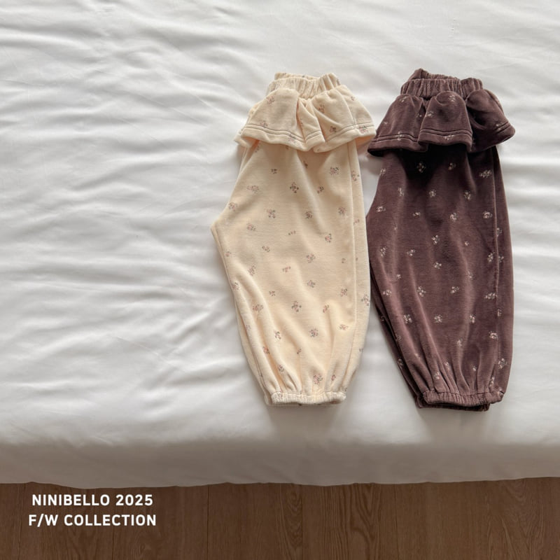 Ninibello - Korean Children Fashion - #kidzfashiontrend - Vintage Flower Pants - 6