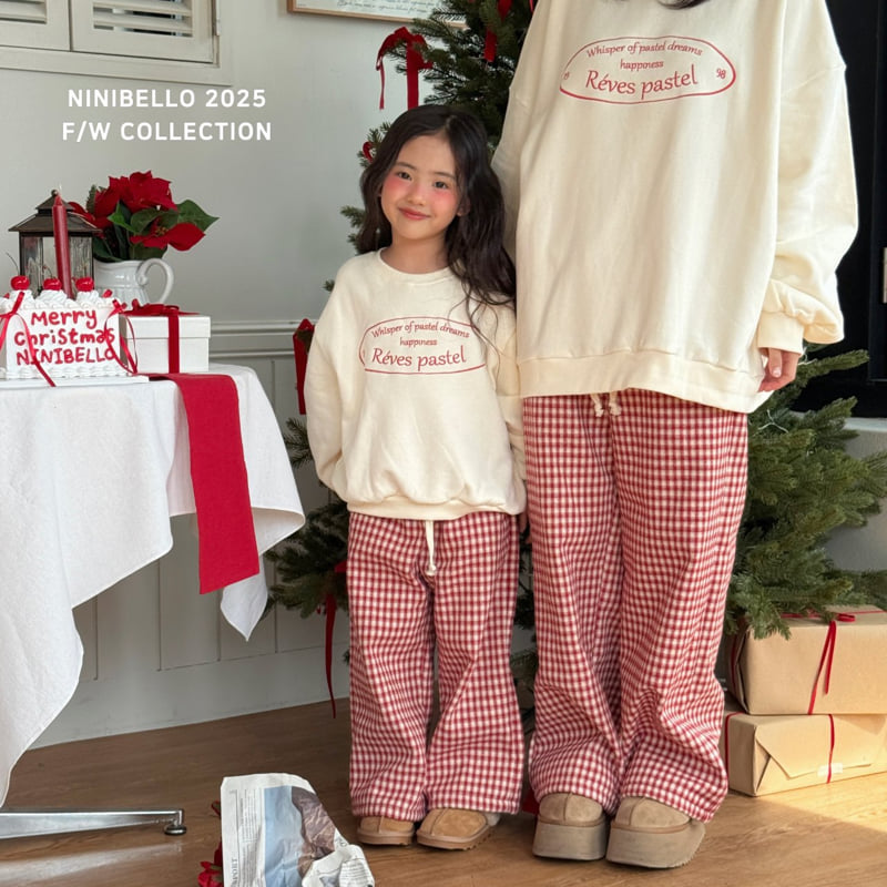 Ninibello - Korean Children Fashion - #kidzfashiontrend - Adult Cozy Check Pants - 5