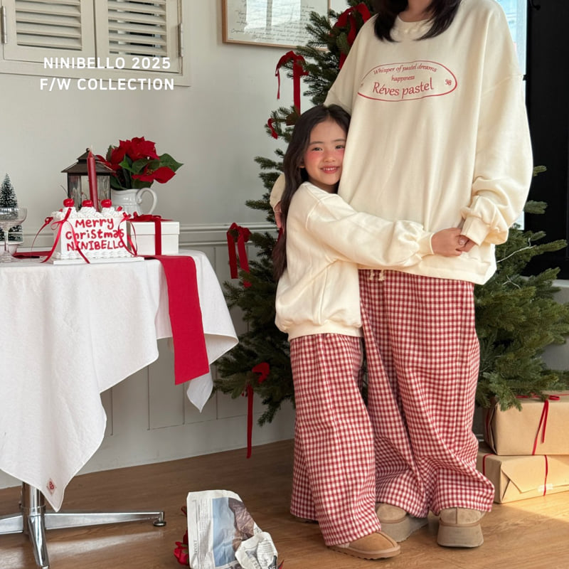 Ninibello - Korean Children Fashion - #littlefashionista - Adult Cozy Check Pants - 7