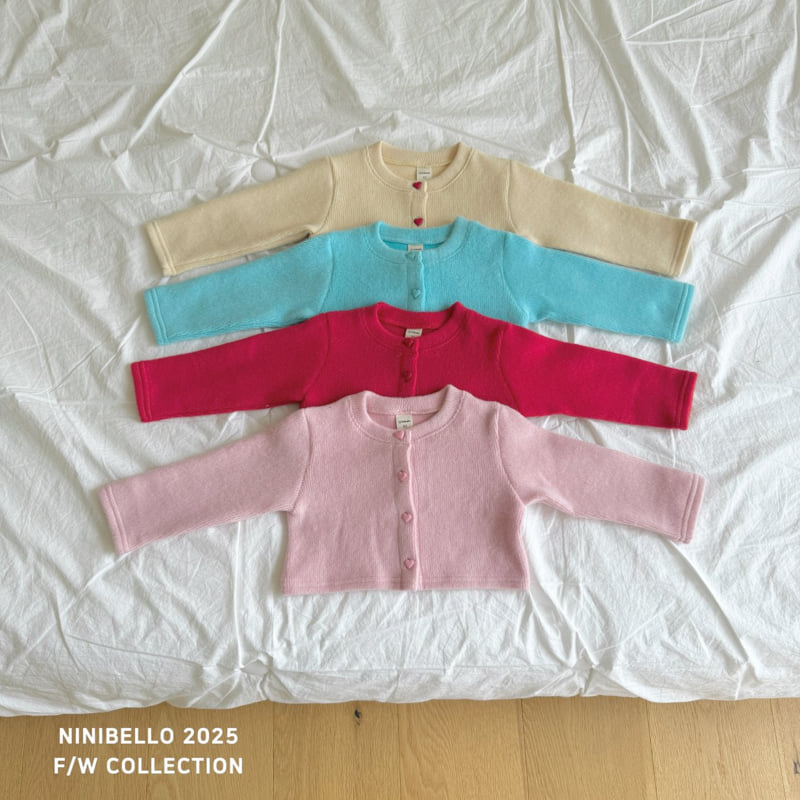 Ninibello - Korean Children Fashion - #littlefashionista - Candy Heart Cardigan - 3