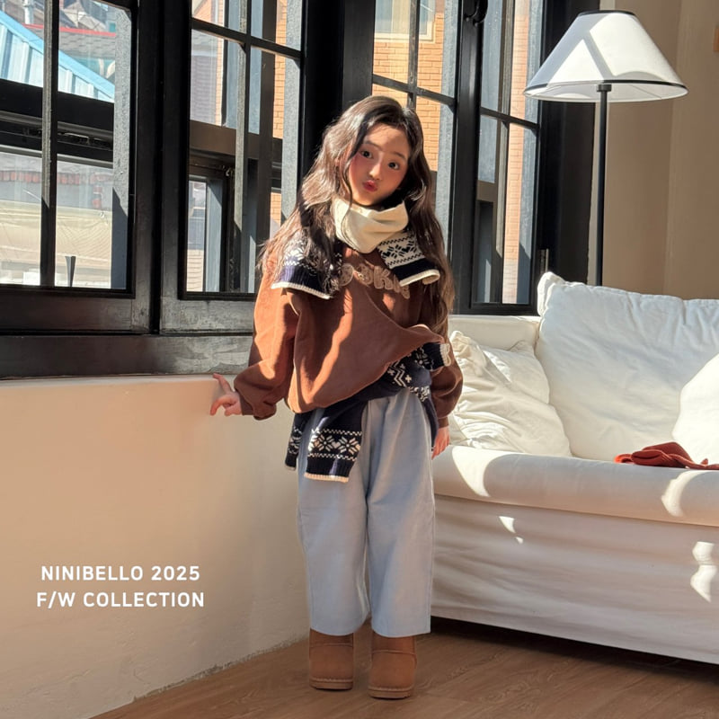 Ninibello - Korean Children Fashion - #littlefashionista - Bunny Nordic Muffler - 11