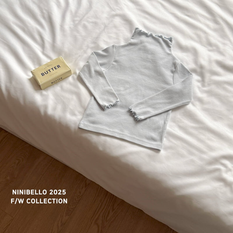 Ninibello - Korean Children Fashion - #magicofchildhood - Soft Inner Turtleneck Tee - 8