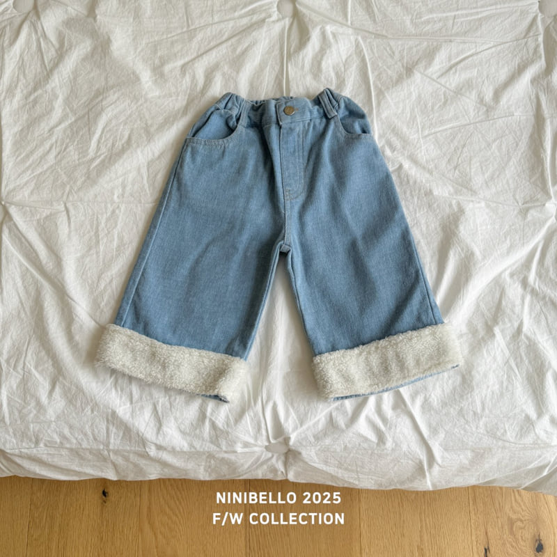 Ninibello - Korean Children Fashion - #magicofchildhood - Fleece Pocket Denim - 5