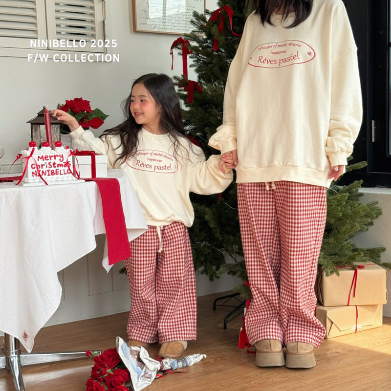 Ninibello - Korean Children Fashion - #magicofchildhood - Adult Cozy Check Pants - 8
